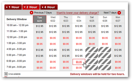 fresno grocery delivery 2 hour window